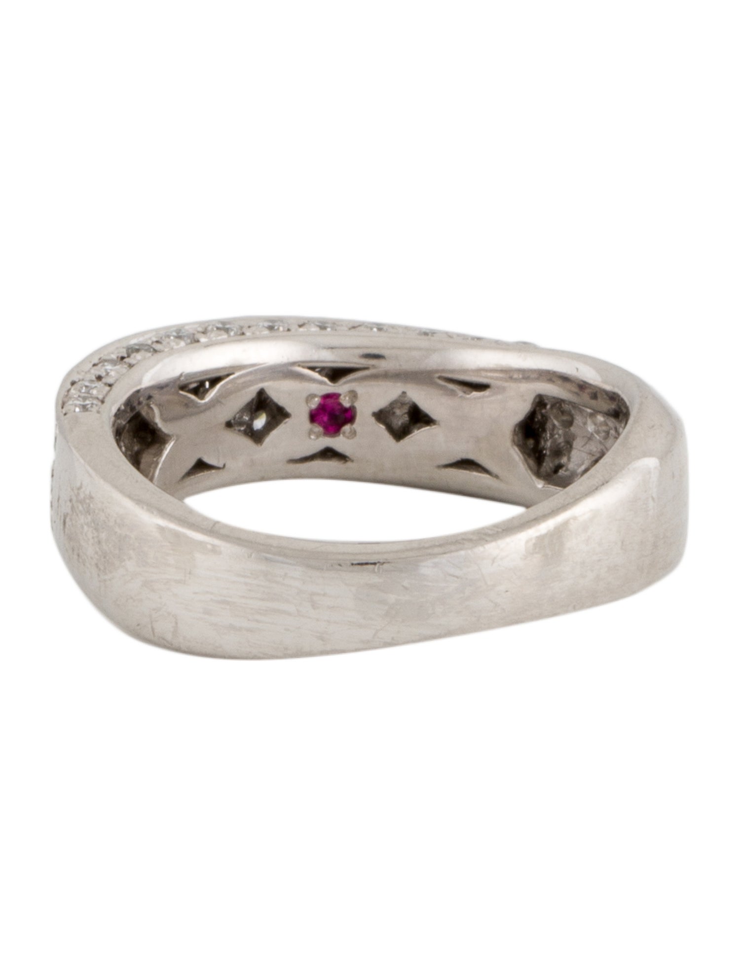 Celine Platinum Diamond Band